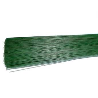 Drut w kartonie zielony cięty śred. 0,8 mm dług. 40 cm 1 kg