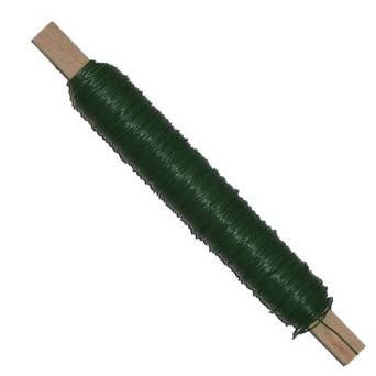 Drut zielony nawijany na kołeczek 0,8 mm 100g