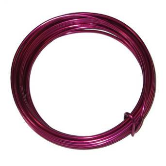 Ring aluminiowy lakierowany 2,0 mm dług. 5 m różowy
