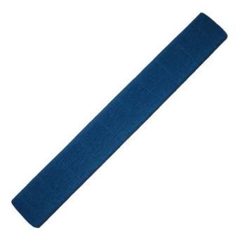 Krepina włoska 50 x 250 cm niebieska kod 557